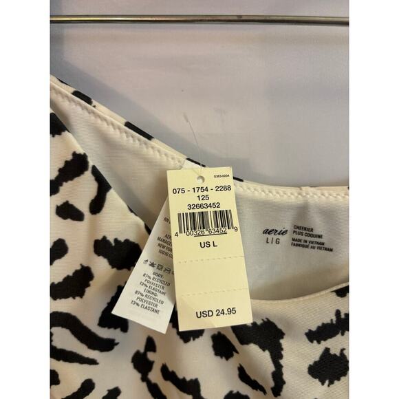 NWT Aerie High Cut Bikini Bottom – Cheeky Cheetah – Size Large - Picture 4 of 4